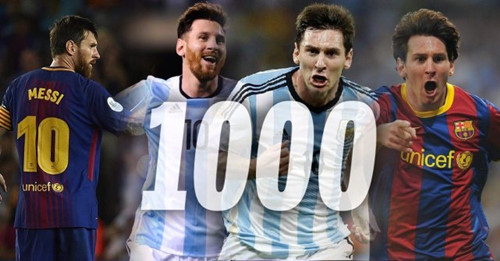 Messi zaznamenal 1000 gólů ve fotbalové kariéře